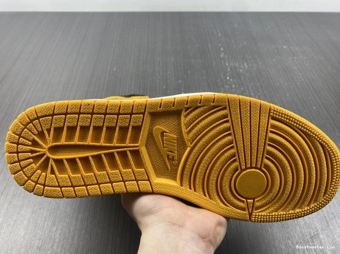 Boostmaster lin High Jordan Air 555088-711 Yellow 1 Toe OG 0823